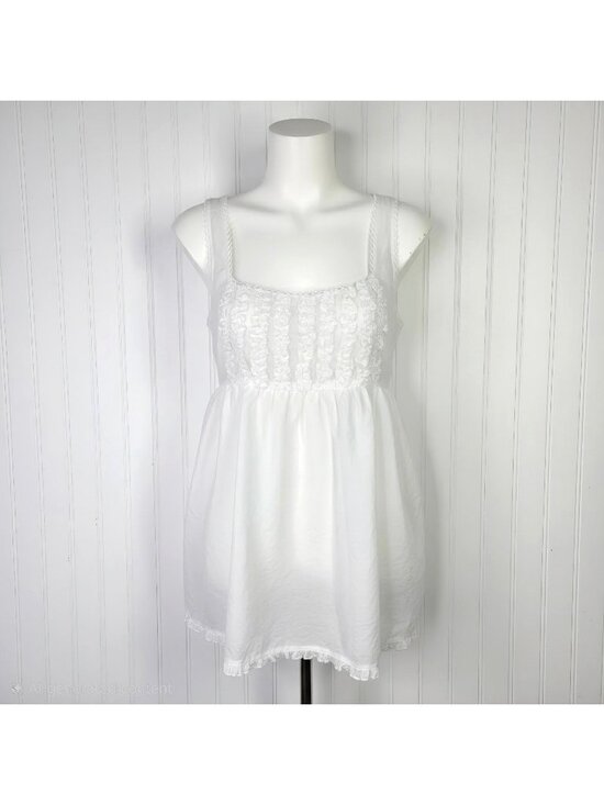 Victoria's Secret Tops - Victorias Secret Vintage Country Top Small White Camisole Milkmaid Cottage Y2K